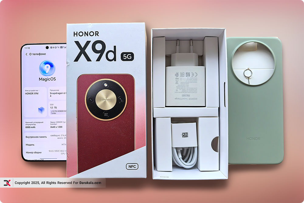 گوشی-آنر-x9d-باتری